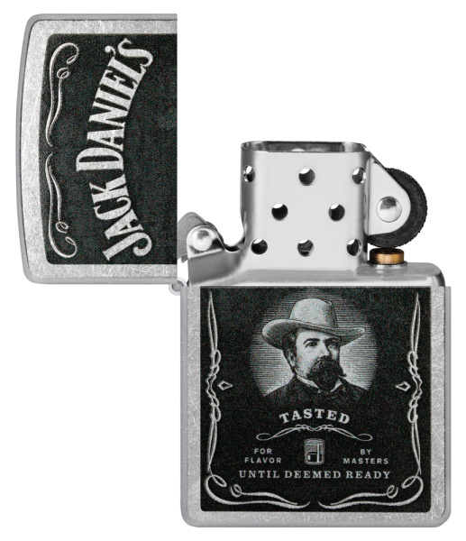 Зажигалка ZIPPO Jack Daniels® с покрытием Street Chrome 48748