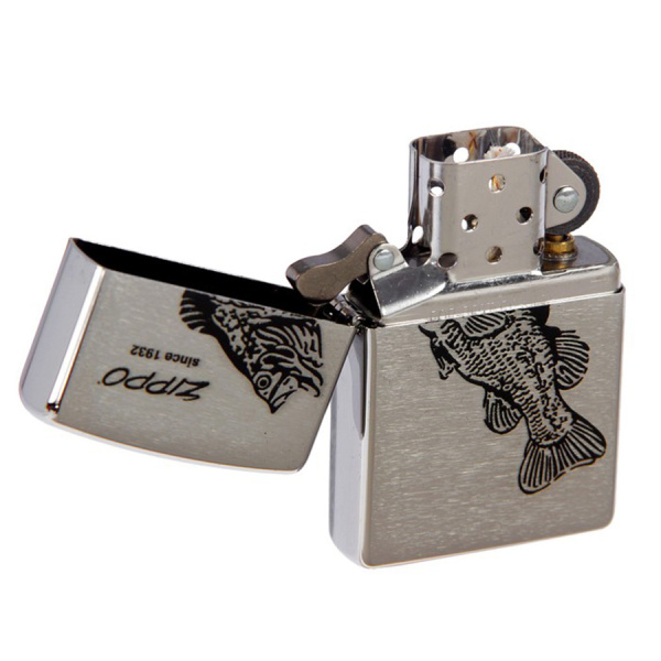 Зажигалка Zippo Black Bass