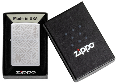 Зажигалка ZIPPO Mosaic с покрытием Satin Chrome 29912