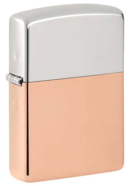 Зажигалка ZIPPO Bimetal с двойным металлическим покрытием 48694