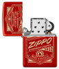Зажигалка ZIPPO Classic с покрытием Metallic Red 48620