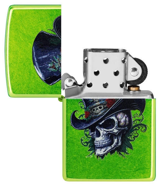 Зажигалка ZIPPO Steampunk Skeleton с покрытием Lurid™ 46709