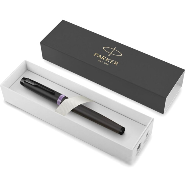 Перьевая ручка Parker IM Vibrant Rings F315 Amethyst Purple PVD, M