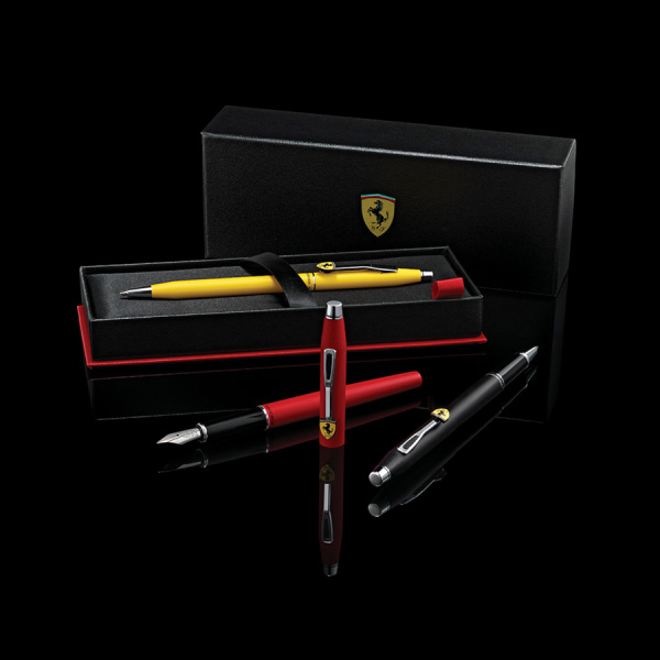 Шариковая ручка Cross Classic Century - Ferrari Matte Modena Yellow Lacquer/Chrome