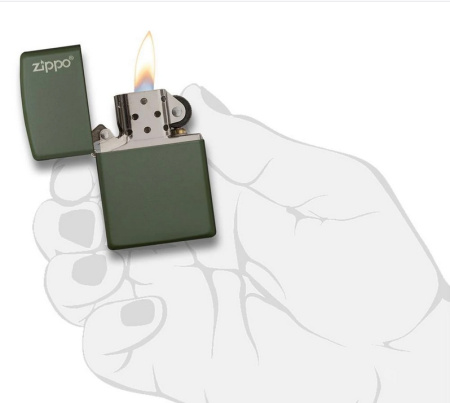 Зажигалка ZIPPO Green Matte 221ZL