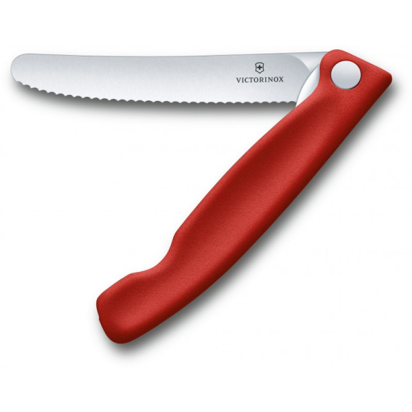 Нож складной для овощей Swiss Classic 11 см VICTORINOX Красный