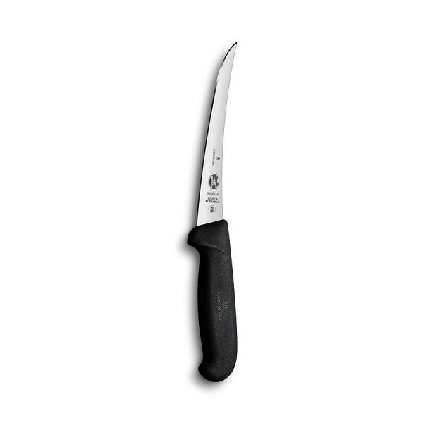 Нож Victorinox обвалочный, лезвие 15 см гибкое, черный