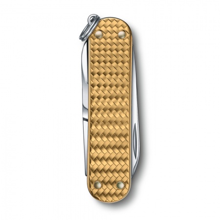 Нож-брелок Classic SD Precious Alox Brass Gold VICTORINOX