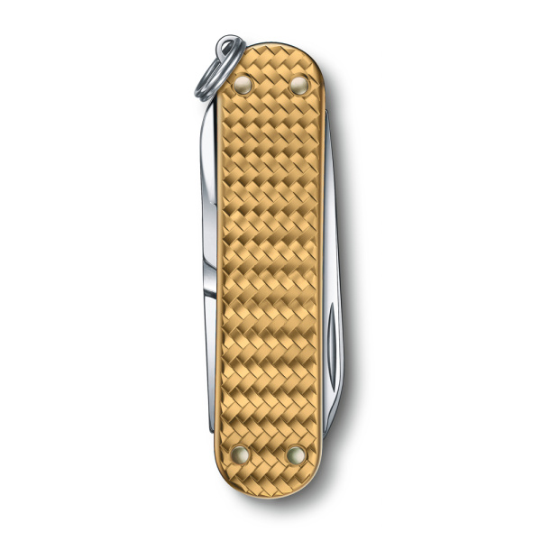 Нож-брелок Classic SD Precious Alox Brass Gold VICTORINOX