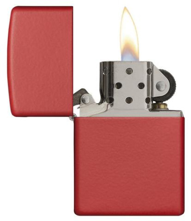 Зажигалка ZIPPO Classic с покрытием Red Matte 233