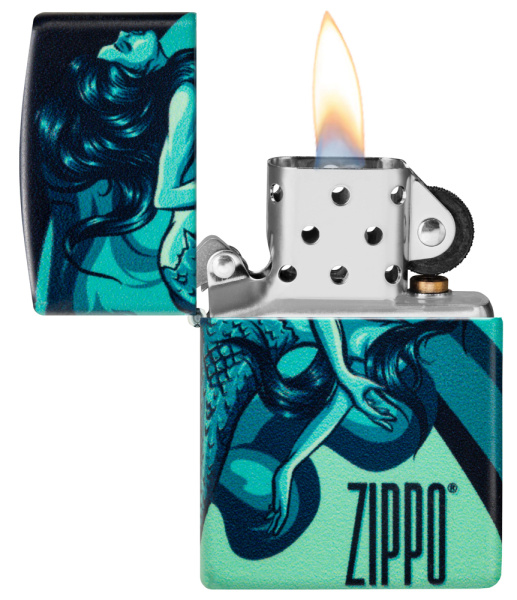 Зажигалка ZIPPO Mermaid Design с покрытием 540 Matte 48605
