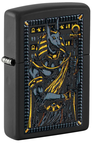 Зажигалка ZIPPO Anubis с покрытием Black Matte 46245