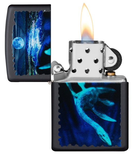 Зажигалка ZIPPO Lock Ness с покрытием Black Light 49697