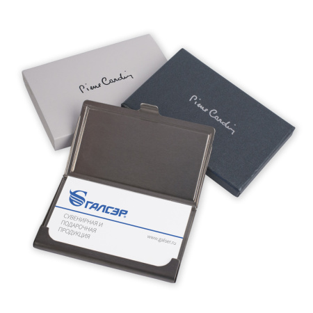 Визитница Pierre Cardin. Корпус - металл PC1139orange