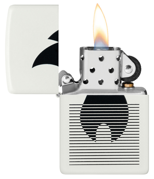 Зажигалка Zippo Flame Gradient Design с покрытием White Matte 46485