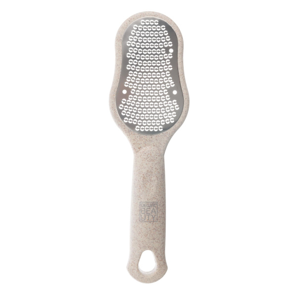 Скребок для удаления мозолей Dewal Beauty с ручкой из пшеничной соломы FCL-65WS