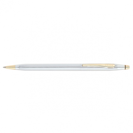 Ручка шариковая Cross Century Classic Medalist Chrome/23Ct Gold Plated