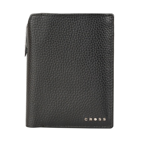 Бумажник для документов Cross Hudson Black, с ручкой Cross, черный