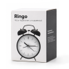 Часы-будильник Ringo с подсветкой, черные