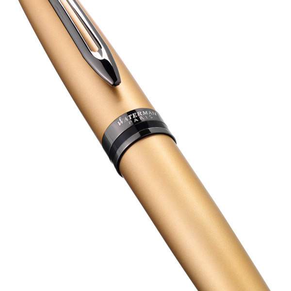 Ручка-роллер Waterman Expert DeLuxe - Metallic Gold RT