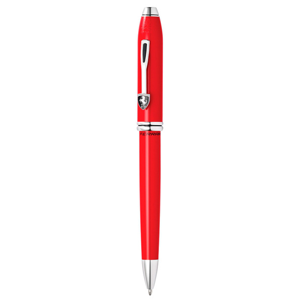 Шариковая ручка Cross Townsend - Ferrari Glossy Rosso Corsa Red Lacquer/Rhodium