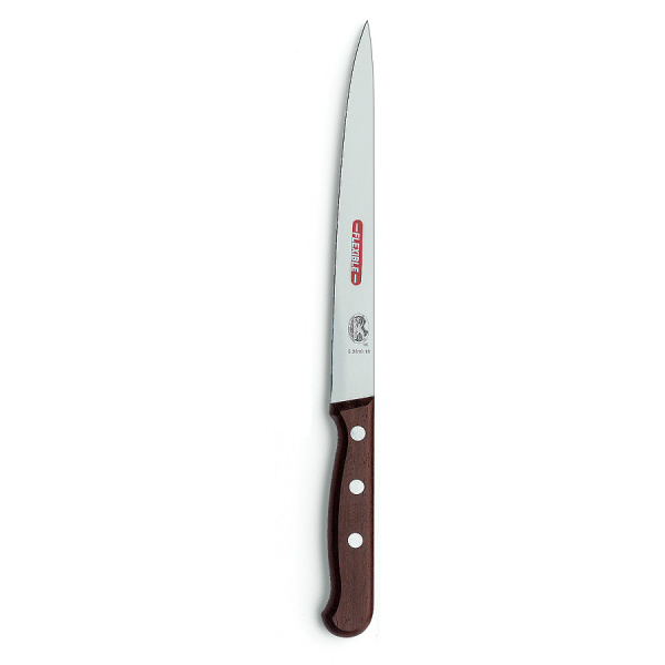 Нож Victorinox филейный рыбный, лезвие 18 см, дерево
