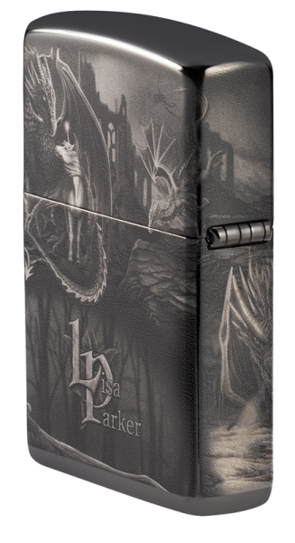 Зажигалка Lisa Parker High Polish Black ZIPPO