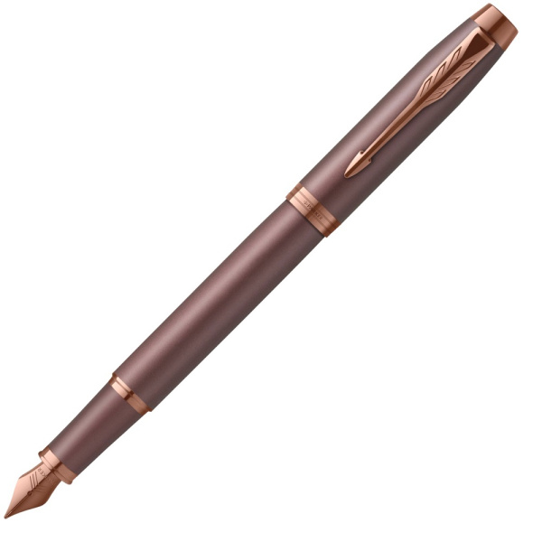 Ручка перьевая Parker IM Monochrome F328 Burgundy PVD M