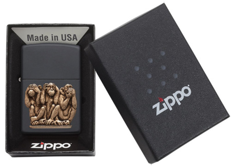 Зажигалка ZIPPO Classic с покрытием Black Matte 29409