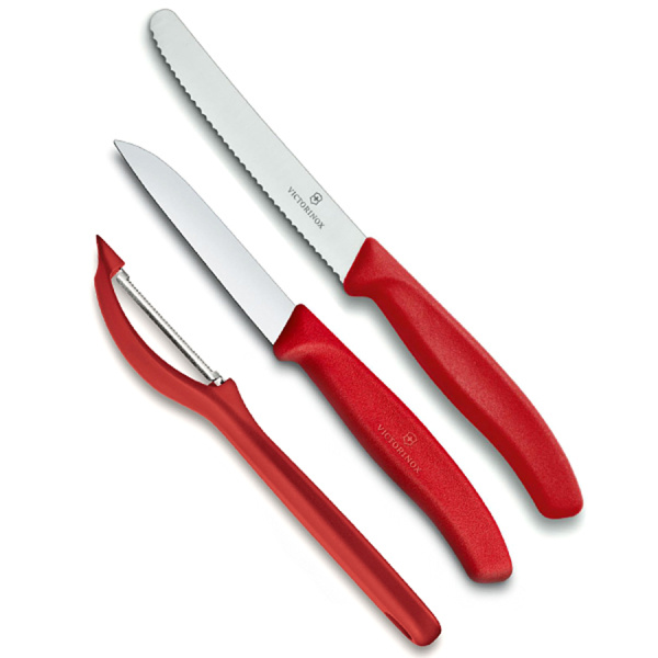 Набор Victorinox кухонный, 6 предметов, красный (подарочная упаковка)