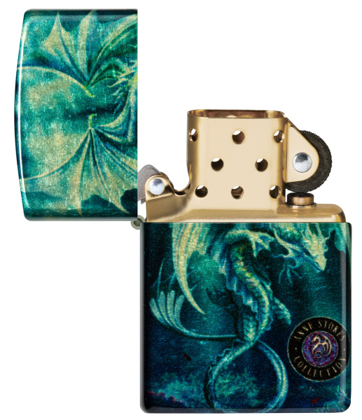 Зажигалка ZIPPO Anne Stokes с покрытием 540 Tumbled Brass 48986