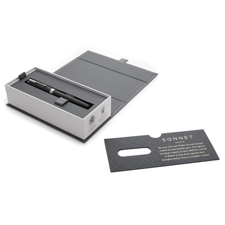 Ручка перьевая Parker Sonnet Matt Black CT