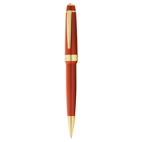 Шариковая ручка Cross Bailey - Light Polished Amber Resin and Gold Tone