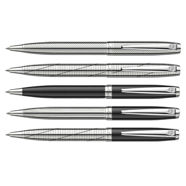 Шариковая ручка Pierre Cardin Leo 750 - Black/Silver