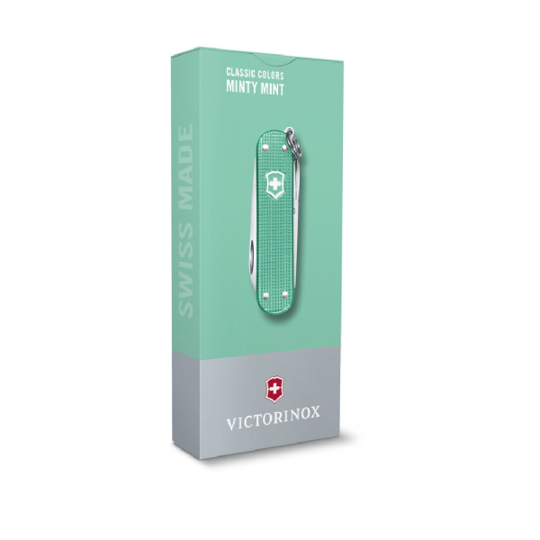 Нож-брелок Classic SD Alox Colors Minty Mint VICTORINOX