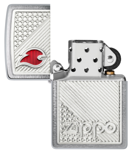Зажигалка ZIPPO Classic с покрытием Brushed Chrome 48126