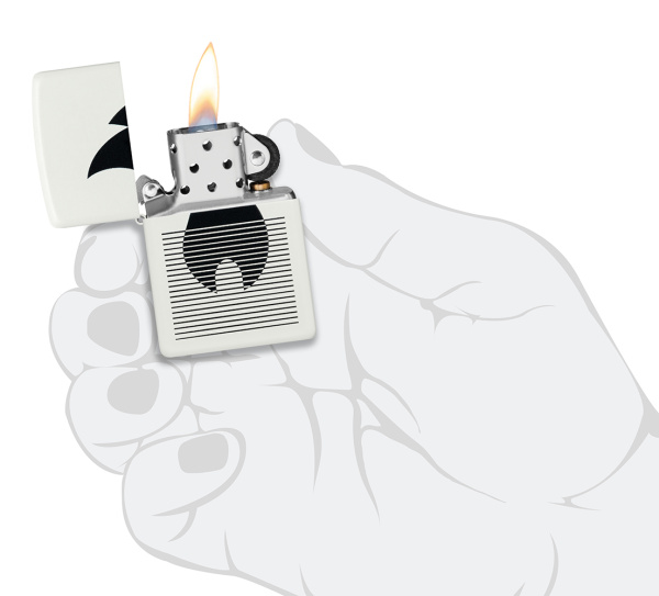 Зажигалка Zippo Flame Gradient Design с покрытием White Matte 46485