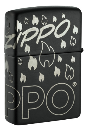 Зажигалка ZIPPO Classic с покрытием Black Matte 48908