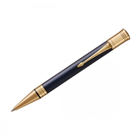 Ручка шариковая Parker "Duofold Prestige Blue Chevron GT"
