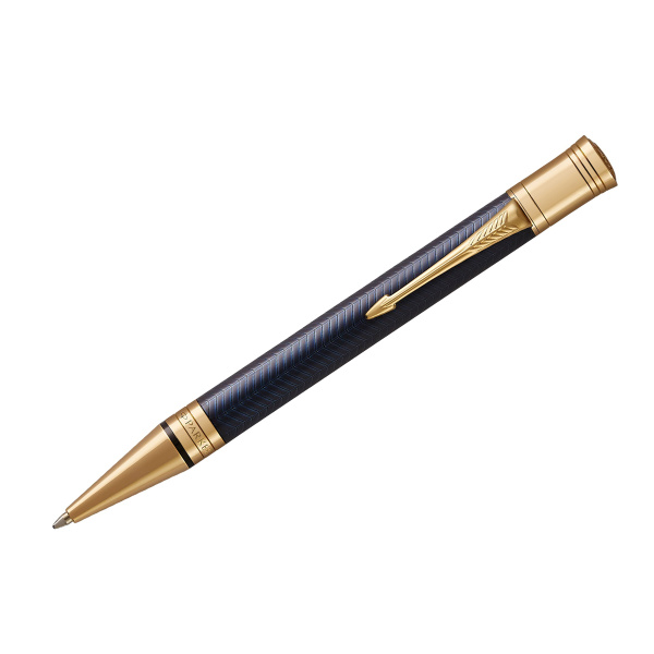 Ручка шариковая Parker "Duofold Prestige Blue Chevron GT"
