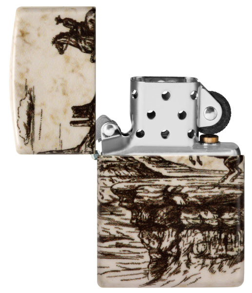 Зажигалка ZIPPO Western Design с покрытием 540 Matte 48518