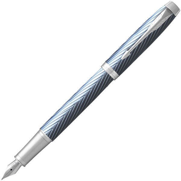 Перьевая ручка Parker IM Premium F318 Blue Grey CT, F