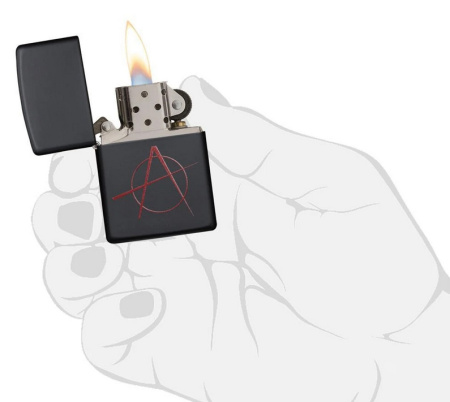 Зажигалка ZIPPO Classic с покрытием Black Matte 20842