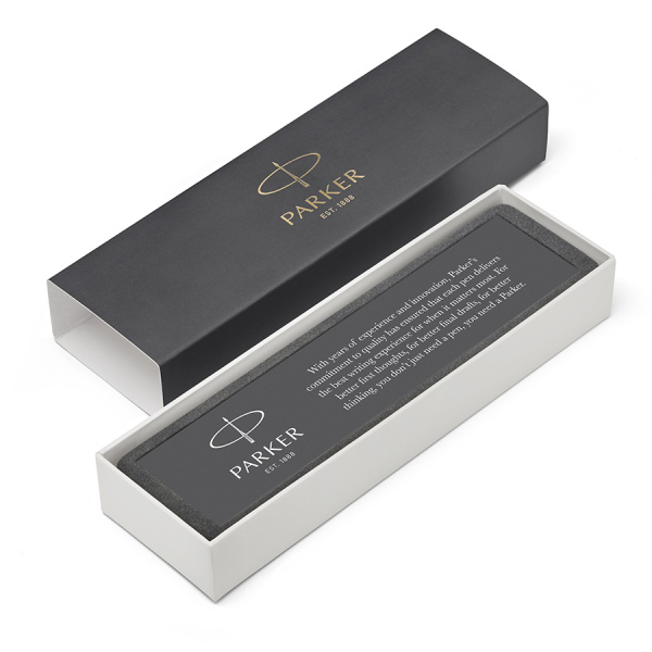 Подарочный набор Parker: Ручка перьевая + ручка шариковая Parker Jotter Core - Stainless Steel GT