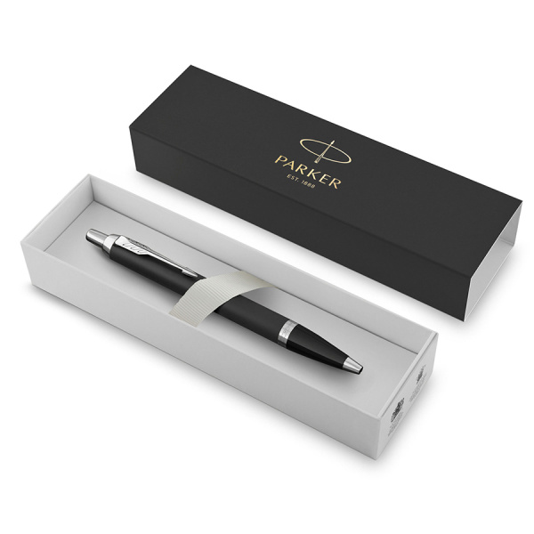 Шариковая ручка Parker IM Essential K319 - Matte Black CT