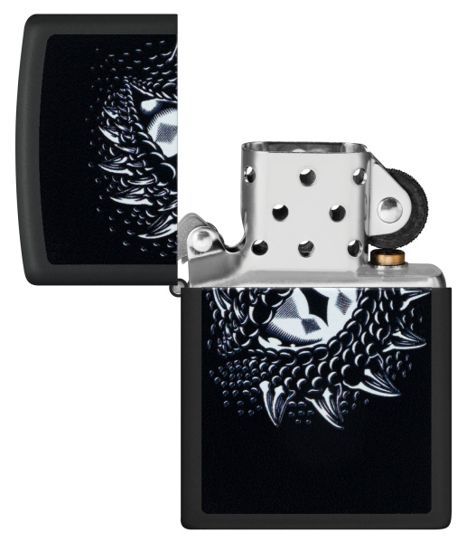 Зажигалка ZIPPO Dragon Eye с покрытием Black Light 48608