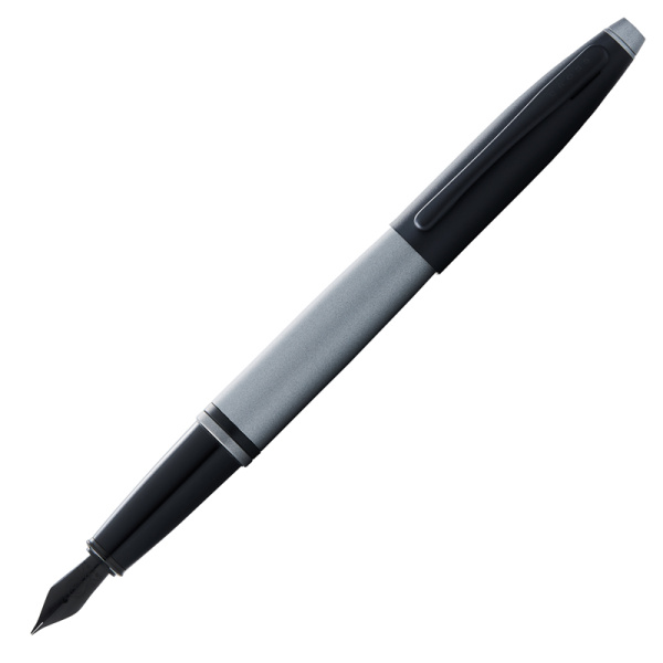 Перьевая ручка Cross Calais Matte Gray and Black Lacquer AT0116-26MJ
