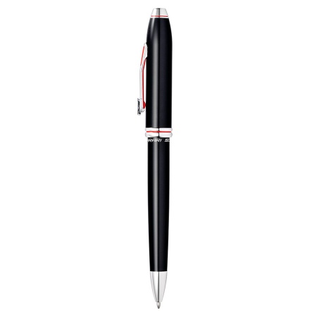 Шариковая ручка Cross Townsend - Ferrari Glossy Black Lacquer/Rhodium