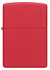 Зажигалка ZIPPO Classic с покрытием Red Matte 233ZL