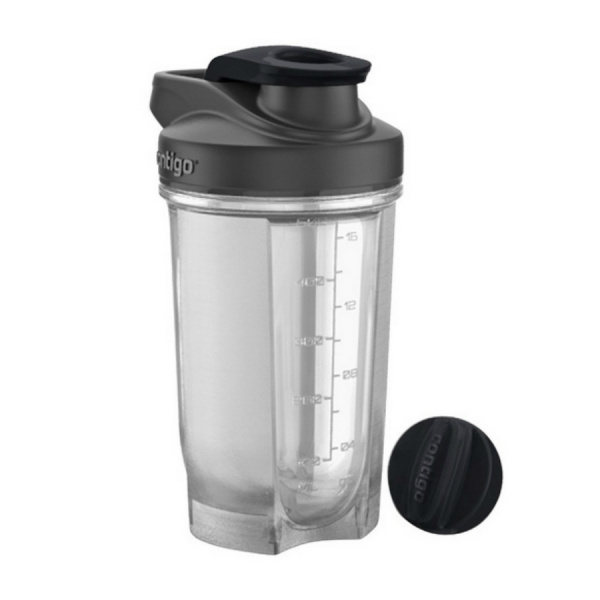 Шейкер CONTIGO SHAKE GO FIT BLACK (590 мл)